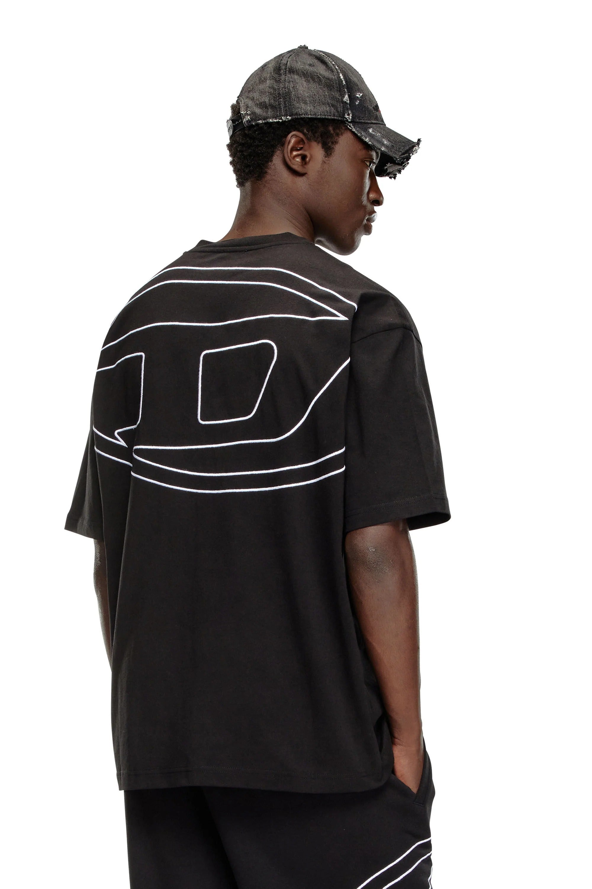 Diesel T-boggy-Megoval-D Tee - "Black"